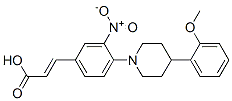 301334-95-2,3-[4-[4-(2-METHOXYPHENYL)PIPERIDINO]-3-NITROPHENYL]ACRYLIC ACID