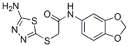 301335-14-8,2-[(5-AMINO-1,3,4-THIADIAZOL-2-YL)THIO]-N-(1,3-BENZODIOXOL-5-YL)ACETAMIDE