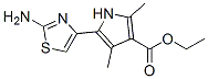 304692-56-6,1H-Pyrrole-3-carboxylicacid,5-(2-amino-4-thiazolyl)-2,4-dimethyl-,ethylester(9CI)
