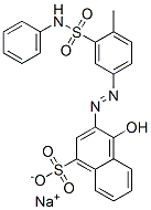 3058-98-8,sodium 4-hydroxy-3-[[3-(phenylsulphamoyl)-p-tolyl]azo]naphthalenesulphonate