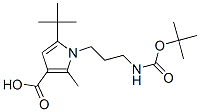 306936-18-5,1-{3-[(TERT-BUTOXYCARBONYL)AMINO]PROPYL}-5-(TERT-BUTYL)-2-METHYL-1H-PYRROLE-3-CARBOXYLIC ACID