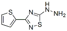 306936-74-3,5-Hydrazino-3-(2-thienyl)-1,2,4-thiadiazole