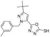 306937-16-6,5-[3-(TERT-BUTYL)-1-(3-METHYLBENZYL)-1H-PYRAZOL-5-YL]-1,3,4-OXADIAZOLE-2-THIOL