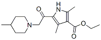 307324-33-0,1H-Pyrrole-3-carboxylicacid,2,4-dimethyl-5-[(4-methyl-1-piperidinyl)acetyl]-,ethylester(9CI)