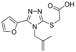 307327-49-7,[5-FURAN-2-YL-4-(2-METHYL-ALLYL)-4 H-[1,2,4]TRIAZOL-3-YLSULFANYL]-ACETIC ACID