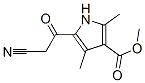 307512-39-6,1H-Pyrrole-3-carboxylicacid,5-(cyanoacetyl)-2,4-dimethyl-,methylester(9CI)