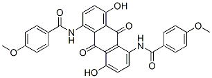 3076-87-7,N,N'-(9,10-dihydro-4,8-dihydroxy-9,10-dioxoanthracene-1,5-diyl)bis[4-methoxybenzamide]