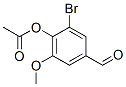 308088-29-1,2-BROMO-4-FORMYL-6-METHOXYPHENYL ACETATE