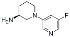309960-67-6,3-Piperidinamine,1-(5-fluoro-3-pyridinyl)-,(3S)-(9CI)