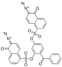 31001-73-7,4-Benzoyl-1,3-phenylene bis(6-diazo-5,6-dihydro-5-oxonaphthalene-1-sulphonate)