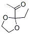 310462-02-3,Ethanone, 1-(2-ethyl-1,3-dioxolan-2-yl)- (9CI)