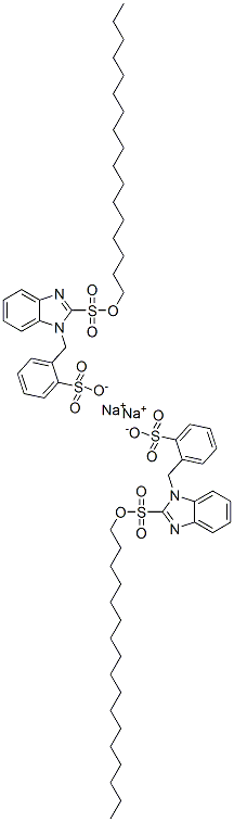 31135-57-6,disodium 2-heptadecyl-1-[(sulphonatophenyl)methyl]-1H-benzimidazolesulphonate