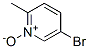 31181-64-3,5-BROMO-2-METHYLPYRIDINE N-OXIDE