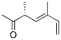 312728-63-5,4,6-Heptadien-2-one, 3,5-dimethyl-, (3R,4E)- (9CI)