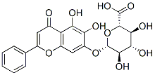 31564-28-0,(2S,3S,4S,5R,6S)-6-(5,6-dihydroxy-4-oxo-2-phenyl-chromen-7-yl)oxy-3,4, 5-trihydroxy-oxane-2-carboxylic acid