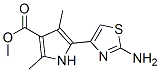 315694-33-8,1H-Pyrrole-3-carboxylicacid,5-(2-amino-4-thiazolyl)-2,4-dimethyl-,methylester(9CI)