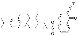 31701-23-2,6-diazo-5,6-dihydro-N-[[1,2,3,4,4a,9,10,10a-octahydro-7-isopropyl-1,4a-dimethylphenanthryl]methyl]-5-oxonaphthalene-1-sulphonamide