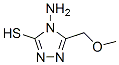 31821-72-4,4-AMINO-5-METHOXYMETHYL-4H-1,2,4-TRIAZOLE-3-THIOL