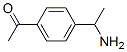 318969-15-2,Ethanone, 1-[4-(1-aminoethyl)phenyl]- (9CI)