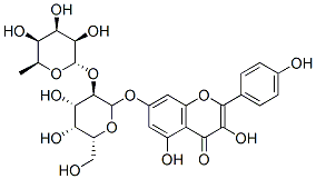 31921-42-3,7-[(2S,3R,4S,5R,6R)-4,5-dihydroxy-6-(hydroxymethyl)-3-[(2S,3R,4R,5S,6S )-3,4,5-trihydroxy-6-methyl-oxan-2-yl]oxy-oxan-2-yl]oxy-3,5-dihydroxy- 2-(4-hydroxyphenyl)chromen-4-one