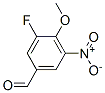 320-70-7,3-FLUORO-4-METHOXY-5-NITROBENZALDEHYDE