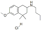 32038-41-8,N-butyl-6-methoxy-4,4-dimethyl-tetralin-2-amine hydrochloride
