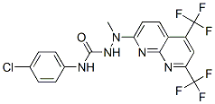 320417-46-7,Hydrazinecarboxamide, 2-[5,7-bis(trifluoromethyl)-1,8-naphthyridin-2-yl]-N-(4-chlorophenyl)-2-methyl- (9CI)