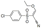 32083-27-5,2-((4-CHLOROPHENYL)SULFONYL)-3-ETHOXYPROP-2-ENENITRILE