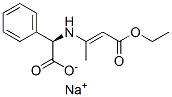 32134-06-8,sodium (R)-[(3-ethoxy-1-methyl-3-oxoprop-1-enyl)amino]phenylacetate