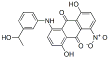 3263-47-6,1,5-dihydroxy-4-[m-(1-hydroxyethyl)anilino]-8-nitroanthraquinone