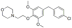 32650-72-9,4-[2-[4-[(4-chlorophenyl)methyl]-2,6-dimethoxy-phenoxy]ethyl]morpholin e