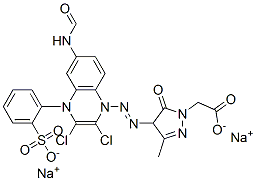 32686-78-5,disodium 4-[[4-(2,3-dichloroquinoxaline-6-carboxamido)-2-sulphonatophenyl]azo]-3-methyl-5-oxo-2-pyrazolin-1-acetate