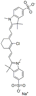328064-20-6,3H-INDOLIUM, 2-[2-[2-CHLORO-3-[(1,3-DIHYDRO-1,3,3-TRIMETHYL-5-SULFO-2H-INDOL-2-YLIDENE)ETHYLIDENE]-1-CYCLOHEXEN-1-YL]ETHENYL]-1,3,3-TRIMETHYL-5-SULFO-, INNER SALT, SODIUM SALT
