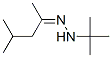 32818-94-3,4-methylpentan-2-one tert-butylhydrazone
