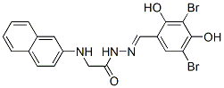 328541-79-3,(NAPHTHALEN-2-YLAMINO)-ACETIC ACID (3,5-DIBROMO-2,4-DIHYDROXY-BENZYLIDENE)-HYDRAZIDE