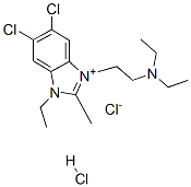 32915-71-2,5,6-dichloro-3-[2-(diethylamino)ethyl]-1-ethyl-2-methylbenzimidazolium chloride monohydrochloride