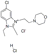 32915-77-8,5-chloro-1-ethyl-2-methyl-3-(2-morpholinoethyl)benzimidazolium chloride monohydrochloride