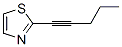 329202-25-7,Thiazole, 2-(1-pentynyl)- (9CI)