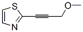 329202-31-5,Thiazole,  2-(3-methoxy-1-propynyl)-  (9CI)