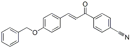 33084-01-4,4-[3-(4-phenylmethoxyphenyl)prop-2-enoyl]benzonitrile