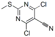 33097-13-1,4,6-DICHLORO-2-(METHYLTHIO)PYRIMIDINE-5-CARBONITRILE