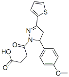332390-97-3,4-[5-(4-METHOXY-PHENYL)-3-THIOPHEN-2-YL-4,5-DIHYDRO-PYRAZOL-1-YL]-4-OXO-BUTYRIC ACID