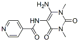 3325-21-1,4-Pyridinecarboxamide,  N-(6-amino-1,2,3,4-tetrahydro-1,3-dimethyl-2,4-dioxo-5-pyrimidinyl)-