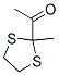 33266-07-8,Ethanone, 1-(2-methyl-1,3-dithiolan-2-yl)- (9CI)
