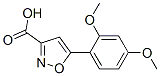 33282-09-6,5-(2,4-DIMETHOXYPHENYL)-3-ISOXAZOLECARBOXYLIC ACID