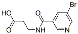 332874-04-1,3-[(5-BROMO-PYRIDINE-3-CARBONYL)-AMINO]-PROPIONIC ACID
