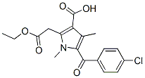 33369-29-8,ethyl 3-carboxy-5-(4-chlorobenzoyl)-1,4-dimethyl-1H-pyrrole-2-acetate