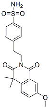 33456-68-7,p-[2-(3,4-dihydro-7-methoxy-4,4-dimethyl-1,3-dioxo-2(1H)-isoquinolyl)ethyl]benzenesulphonamide