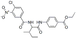 334830-43-2,Benzoic acid, 4-[[2-[(4-chloro-3-nitrobenzoyl)amino]-3-methyl-1-oxopentyl]amino]-, ethyl ester (9CI)