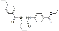 334830-49-8,Benzoic acid, 4-[[2-[(4-ethylbenzoyl)amino]-3-methyl-1-oxopentyl]amino]-, ethyl ester (9CI)